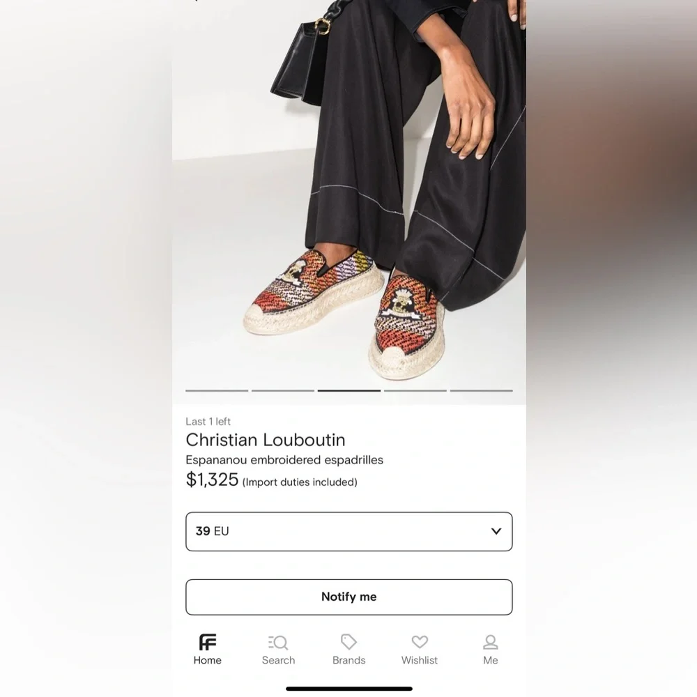 Christian Louboutin Woven Espadrilles. - Picture 17 of 17